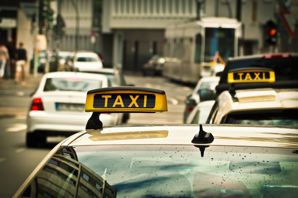 Taxi, Auto, Road, Drive, Shield, Traffic, Taxi Stand