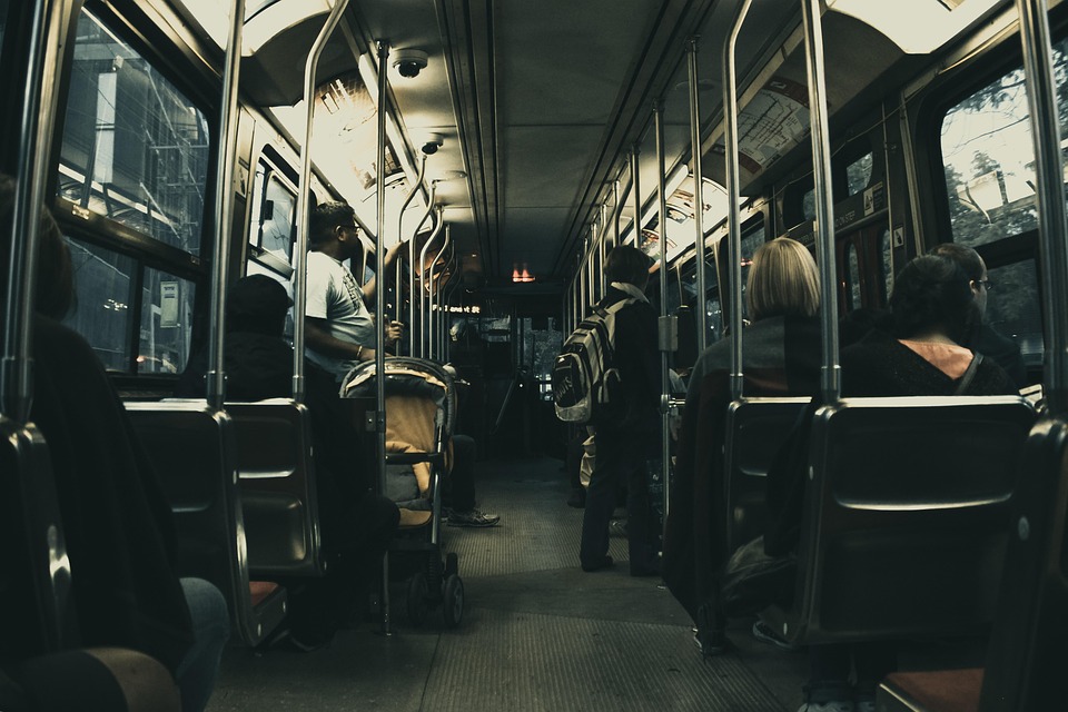 Bus, Passengers, People, Seats, Vehicle, Subway, Metro