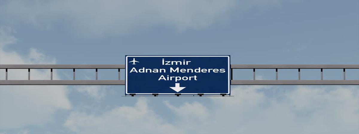 How far Izmir airport from