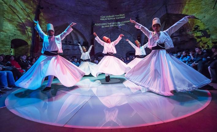 Whirling Dervishes Show Sema Ceremony
